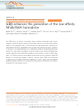 Cover page: IκBβ enhances the generation of the low-affinity NFκB/RelA homodimer