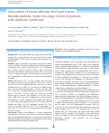 Cover page: Association of serum albumin level and venous thromboembolic events in a large cohort of patients with nephrotic syndrome.