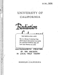 Cover page: ELECTROMAGNETIC STRUCTURE OF THE NUCLEON III LOCAL-FIELD THEORY