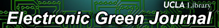 Electronic Green Journal banner