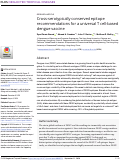 Cover page: Cross-serotypically conserved epitope recommendations for a universal T cell-based dengue vaccine