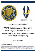 Cover page: EGFR Mutations and Signaling Pathways in Glioblastoma: Implications for Pathogenesis and Therapeutic Targeting