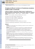 Cover page: Emerging Moxifloxacin Resistance in Pseudomonas aeruginosa Keratitis Isolates in South India