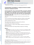 Cover page: Trichotillomania comorbidity in a sample enriched for familial obsessive-compulsive disorder