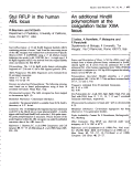 Cover page: Stul RFLP in the human ABL locus