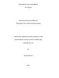 Cover page: Examining Obesogenic Behavior Through the Lens of the Food Environment