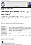 Cover page: The incidence of erectile dysfunction after pelvic fracture urethral injury: A systematic review and meta-analysis