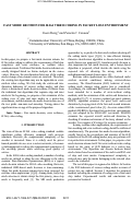 Cover page: Fast Mode Decision For H.264 Video Coding in Packet Loss Environment