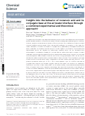 Cover page: Insights into the behavior of nonanoic acid and its conjugate base at the air/water interface through a combined experimental and theoretical approach