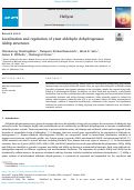 Cover page: Localization and regulation of yeast aldehyde dehydrogenase Ald4p structures.