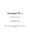 Cover page: Amongst No 1