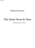 Cover page of The Great Noon Is Near