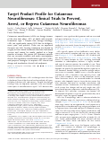 Cover page: Target Product Profile for Cutaneous Neurofibromas: Clinical Trials to Prevent, Arrest, or Regress Cutaneous Neurofibromas.