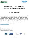 Cover page: GEOPHYSICAL TECHNIQUES FOR CO2 PLUME MONITORING