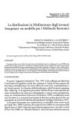 Cover page: La distribuzione in Mediterraneo degli invasori lessepsiani: un modello per i Molluschi bentonici