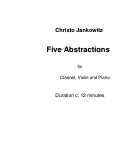 Cover page: Five Abstractions