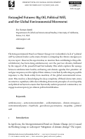 Cover page: Entangled Futures: Big Oil, Political Will, and the Global Environmental Movement