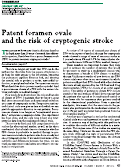 Cover page: Patent foramen ovale and the risk of cryptogenic stroke