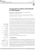 Cover page: Corrected Four-Sphere Head Model for EEG Signals