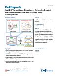 Cover page: HAND2 Target Gene Regulatory Networks Control Atrioventricular Canal and Cardiac Valve Development