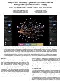 Cover page: TempoCave: Visualizing Dynamic Connectome Datasets to Support Cognitive Behavioral Therapy