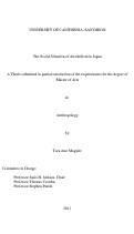 Cover page: The social situation of alcoholism in Japan