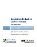Cover page: Congestion Reduction via Personalized Incentives