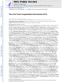 Cover page: The Liver Tumor Segmentation Benchmark (LiTS).