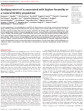 Cover page: Apolipoprotein-ε4 is associated with higher fecundity in a natural fertility population.