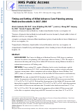 Cover page: Timing and setting of billed advance care planning among Medicare decedents in 2017-2019.