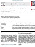 Cover page: Particle Concentration Dynamics in the Ventilation Duct after an Artificial Release: for Countering Potential Bioterriorist Attack