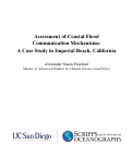 Cover page of Assessment of Coastal Flood Communication Mechanisms: A Case Study in Imperial Beach, California