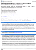 Cover page: A Metadata Extraction Approach for Clinical Case Reports to Enable Advanced Understanding of Biomedical Concepts.