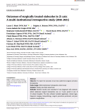 Cover page: Outcomes of surgically treated sialoceles in 21 cats: A multi‐institutional retrospective study (2010–2021)