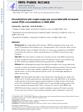 Cover page: Household low pile carpet usage was associated with increased serum PFAS concentrations in 2005–2006