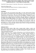 Cover page: Evaluation of indoor environment quality with a web-based occupant satisfaction survey: a case study in northern Italy.