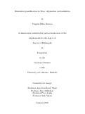 Cover page: Existential quantification in Tiwa: disjunction and indefinites