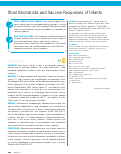 Cover page: Stool Microbiota and Vaccine Responses of Infants