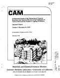 Cover page: Fundamental Studies of the Mechanism of Catalytic Reactions with Catalysts Effective in the Gasification of Carbon Solids and the Oxidate Coupling of Methane - Quarterly Report, October 1, 1993 - December 31, 1993