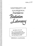 Cover page: IN-OUT FORMALISM FOR NONRELATIVISTIC QUANTUM MECHANICS