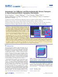 Cover page: Anisotropic Ion Diffusion and Electrochemically Driven Transport in Nanostructured Block Copolymer Electrolytes