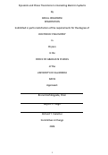 Cover page of Dynamics and Phase Transitions in Interacting Electron Systems