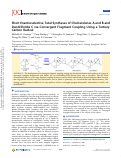 Cover page: Short Enantioselective Total Syntheses of Cheloviolenes A and B and Dendrillolide C via Convergent Fragment Coupling Using a Tertiary Carbon Radical