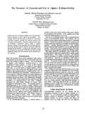 Cover page: The Structure of Generate-and-Test in Algebra Problem-Solving