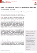 Cover page: Hybrid Two-Component Sensors for Identification of Bacterial Chemoreceptor Function.