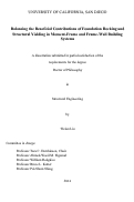 Cover page: Balancing the Beneficial Contributions of Foundation Rocking and Structural Yielding in Moment-Frame and Frame- Wall Building Systems /