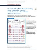 Cover page: The Antioxidant/Nitric Oxide-Quenching Agent Cobinamide Prevents Aortic&nbsp;Disease in a Mouse Model of&nbsp;Marfan Syndrome.