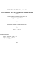 Cover page: Design, simulation, and control of a vertically balancing treaded rover