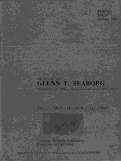 Cover page: Journal of Glenn T. Seaborg - Vol 9