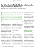 Cover page: Wage theft as a neglected public health problem: an overview and case study from San Francisco's Chinatown District.